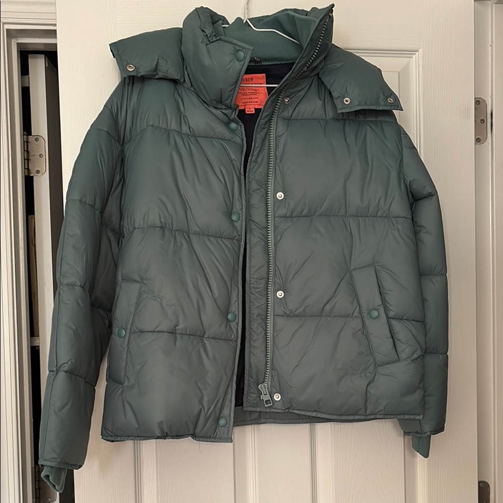 Uniqlo Green Puffer Jacket